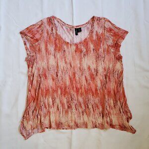 Cynthia Rowley Woman 2X Plus stripe shirt stretch beach summer travel